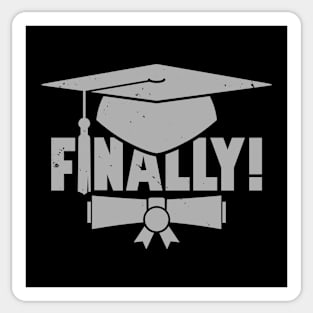 Finally Graduated Gift For Graduation Sticker